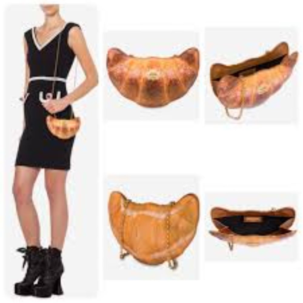 AW20 Moschino Couture Jeremy Scott Croissant Shoulder Bag Marie Antoinette - Picture 6 of 16